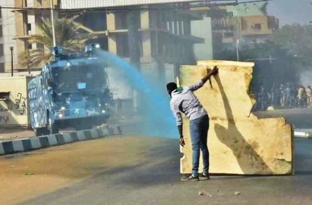 Protets coloured water