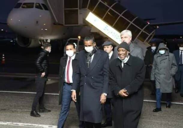 Hemetti arrives in Moscow