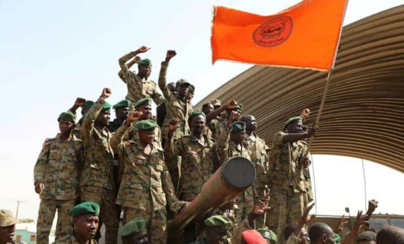 Armoured corps soldiers on a tank (file photo)