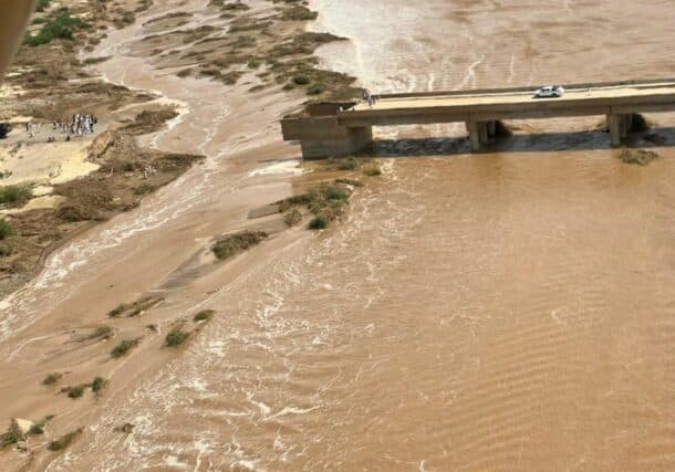 جسر دوليباي في طوكر بعد الانهيار