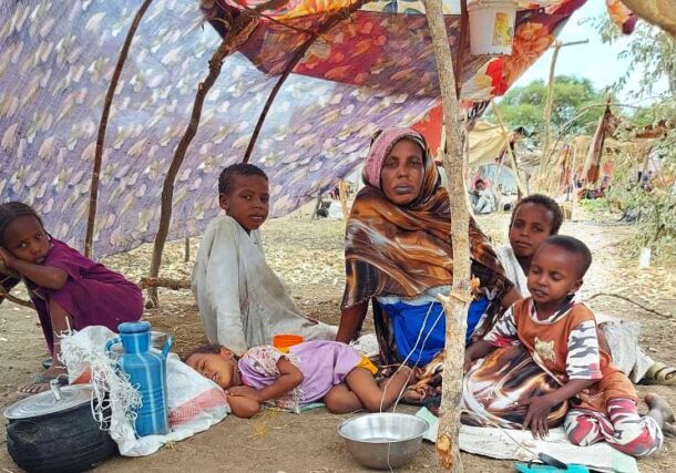 Sudanese refugees in Awiel South Sudan, on May 4, 2023 (photo World Vision)